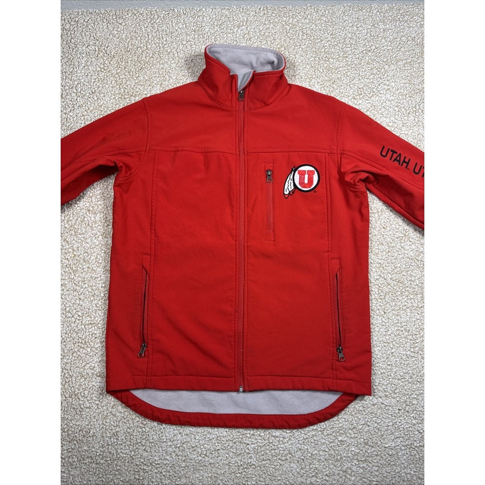 Utah Utes NCAA By KA Inc Jacket Men's Red Full Zip Men's Small